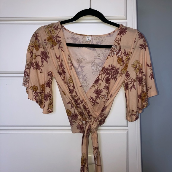 Nordstrom Front-tie Floral Shirt - Picture 1 of 1